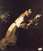 Francisco de Zurbaran Saint Francis in Meditation oil painting artist